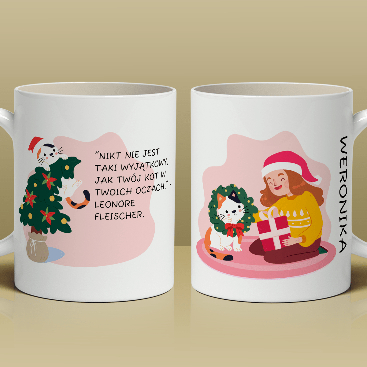 Ktoś wyjątkowy - 1x Kubek z nadrukiem, spersonalizowany prezent dla siostry - Adamell.pl