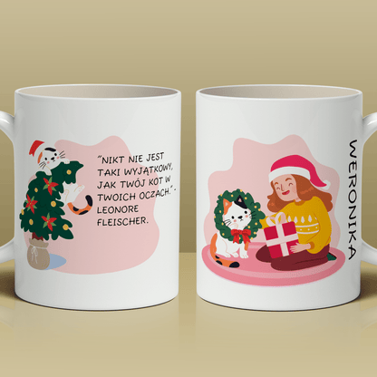 Ktoś wyjątkowy - 1x Kubek z nadrukiem, spersonalizowany prezent dla siostry - Adamell.pl