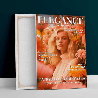 Magazyn Elegance - druk na płótnie, spersonalizowany prezent dla niej - Adamell.pl