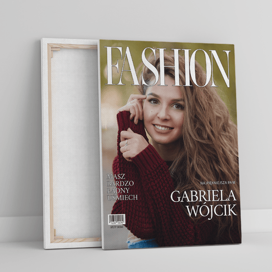 Magazyn Fashion - druk na płótnie, spersonalizowany prezent dla niej - Adamell.pl