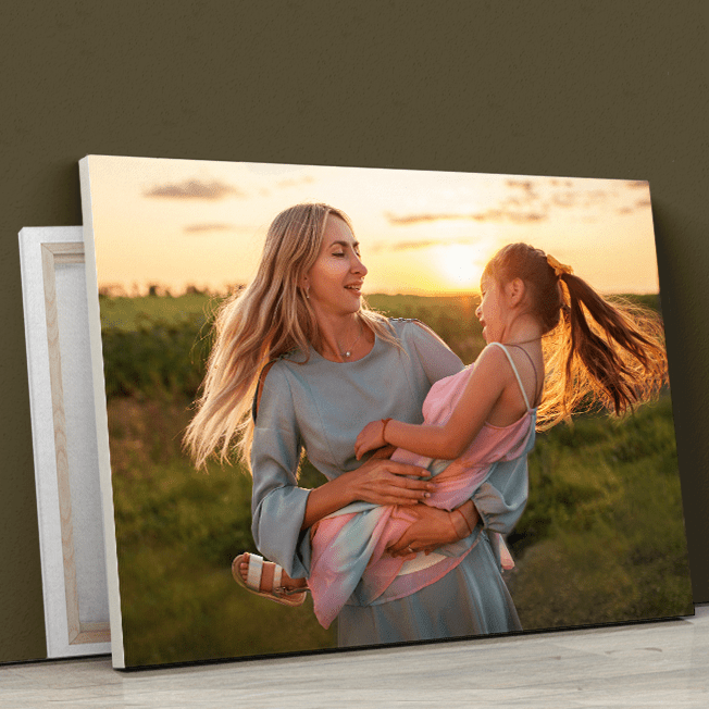 Mama z córką - druk na płótnie, spersonalizowany prezent - Adamell.pl