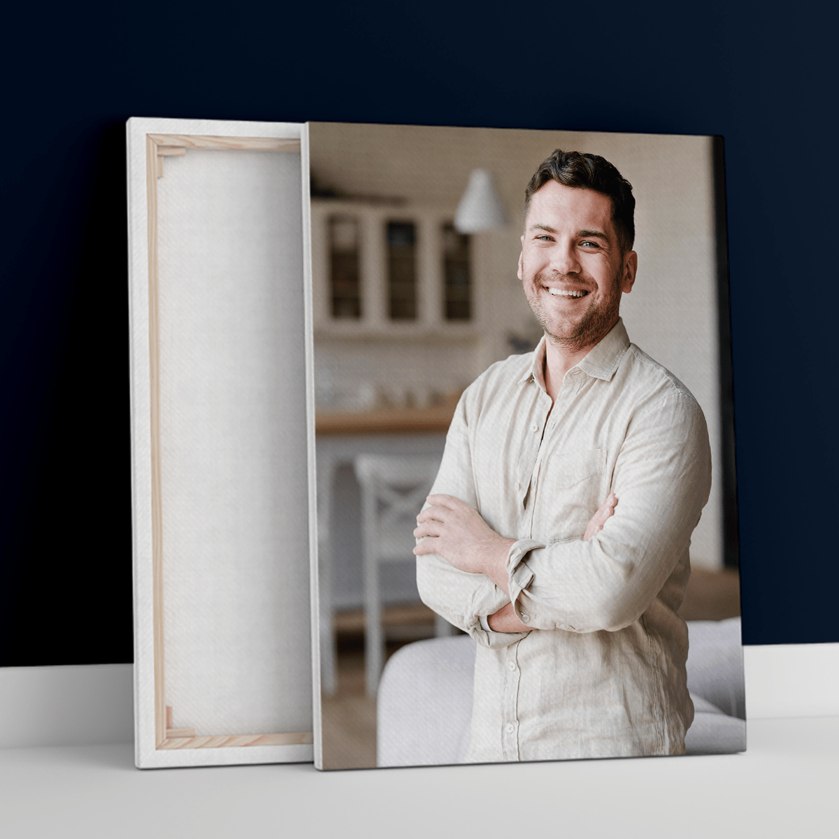 Mężczyzna fotografia - druk na płótnie, spersonalizowany prezent dla mężczyzny - Adamell.pl