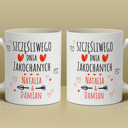 Miłosny kubek - 1x Kubek z nadrukiem, spersonalizowany prezent dla niego - Adamell.pl
