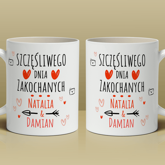 Miłosny kubek - 1x Kubek z nadrukiem, spersonalizowany prezent dla niego - Adamell.pl