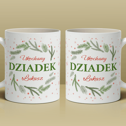 Mój kochany dziadek - 1x Kubek z nadrukiem, spersonalizowany prezent dla dziadka - Adamell.pl