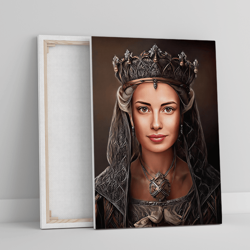 Moja królowa - druk na płótnie, spersonalizowany prezent dla niej - Adamell.pl
