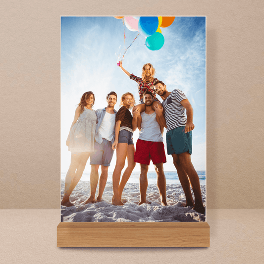 Najlepsi przyjaciele zdjęcie pionowe - Druk na szkle, spersonalizowany prezent - Adamell.pl - Wyjątkowe Prezenty