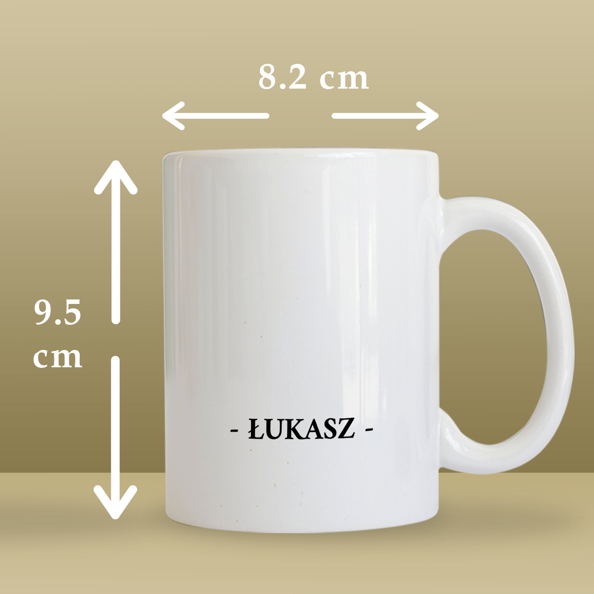 Najlepszy dziadek - 1x Kubek z nadrukiem, spersonalizowany prezent dla dziadka - Adamell.pl