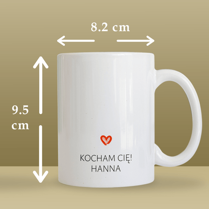 Najlepszy na świecie - Kubek z nadrukiem, spersonalizowany prezent dla chłopaka - Adamell.pl