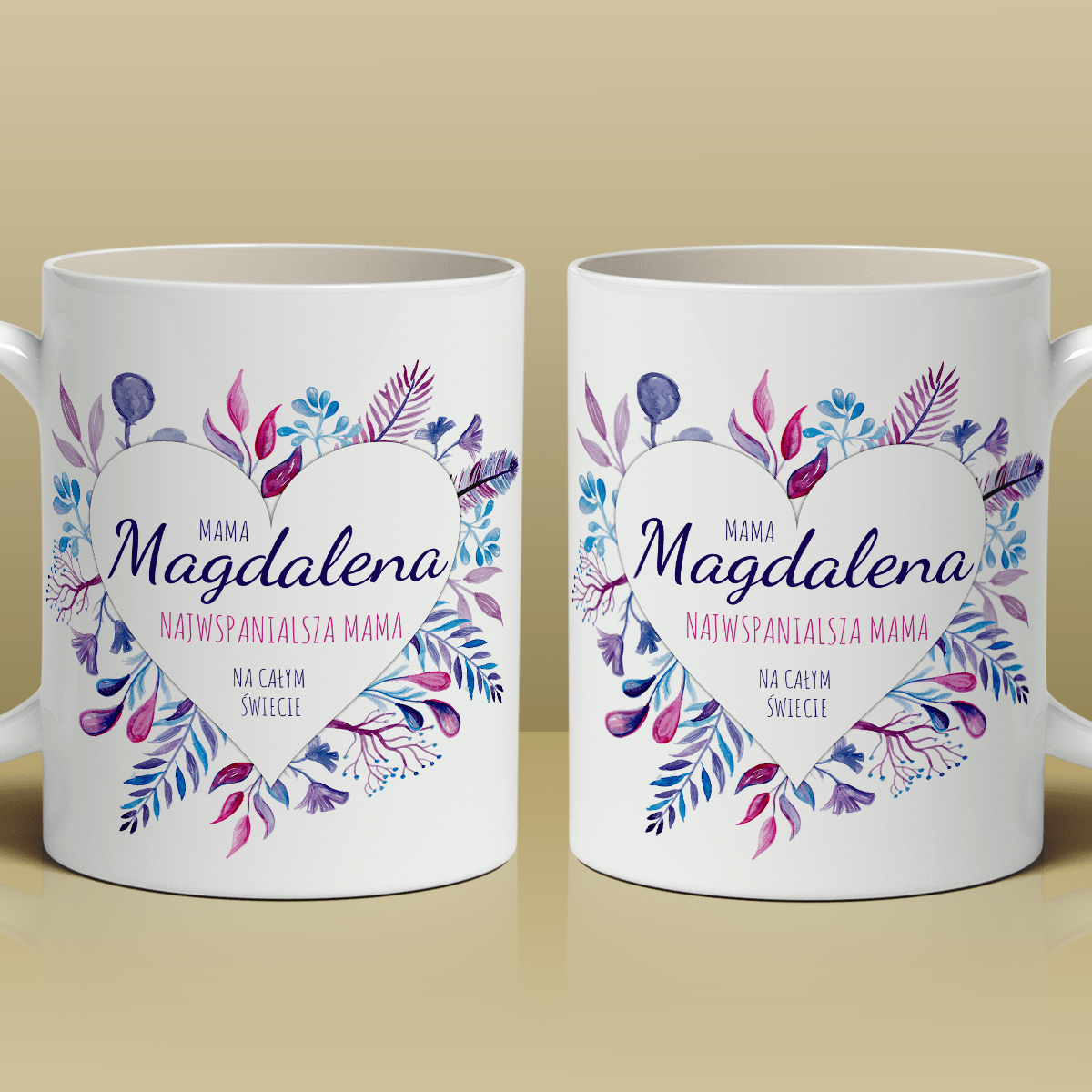 Najwspanialsza mama na świecie - 1x Kubek z nadrukiem, spersonalizowany prezent dla mamy - Adamell.pl