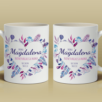 Najwspanialsza mama na świecie - 1x Kubek z nadrukiem, spersonalizowany prezent dla mamy - Adamell.pl