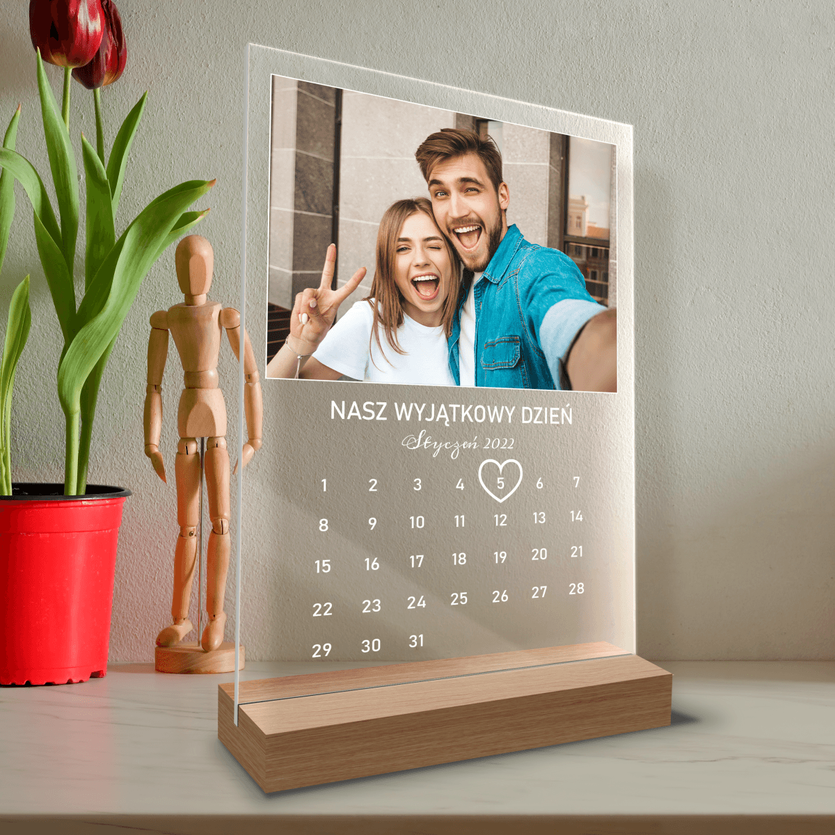 Nasz wyjątkowy dzień - Druk na szkle, spersonalizowany prezent - Adamell.pl - Wyjątkowe Prezenty