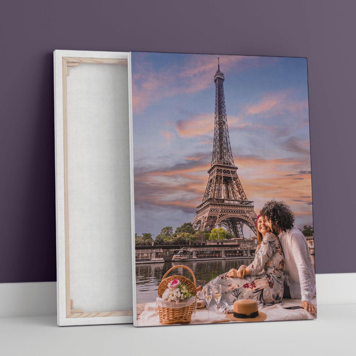 Nasza rocznica ślubu - druk na płótnie, spersonalizowany prezent dla pary - Adamell.pl