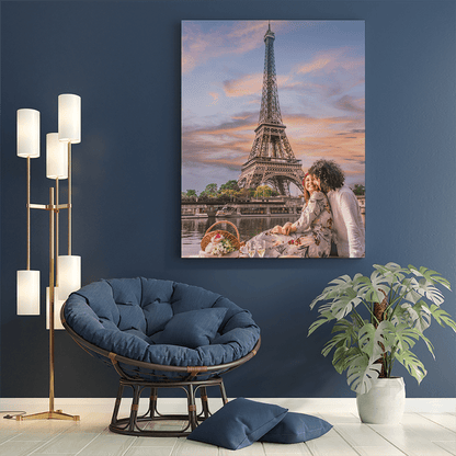 Nasza rocznica ślubu - druk na płótnie, spersonalizowany prezent dla pary - Adamell.pl