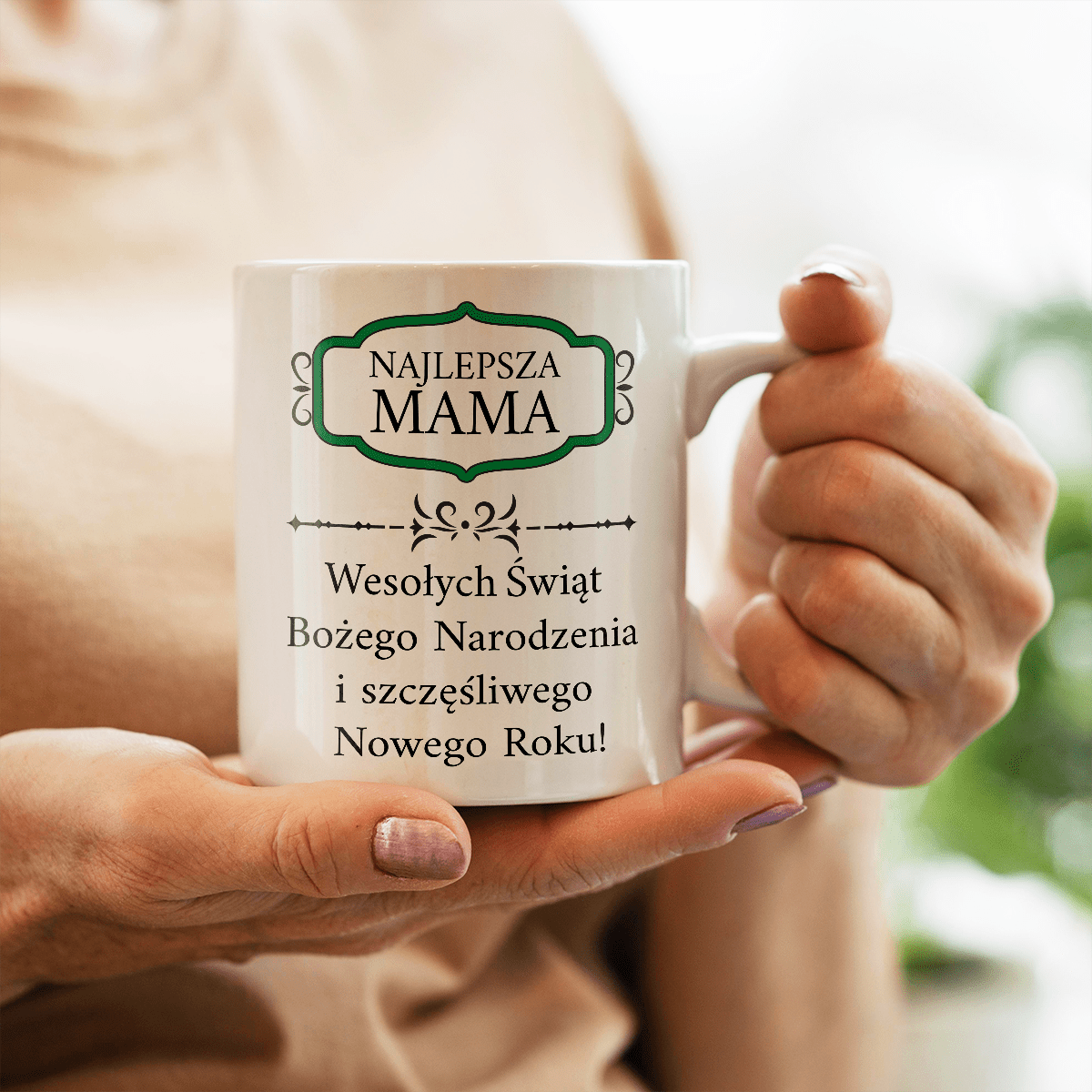 Od twojego syna - 1x Kubek z nadrukiem, spersonalizowany prezent dla mamy - Adamell.pl