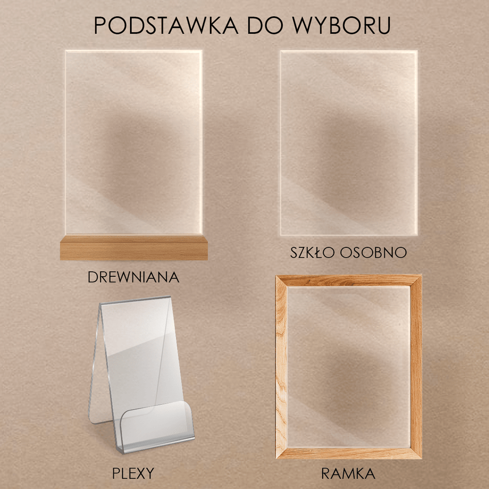 Pamiątka USG - Druk na szkle, spersonalizowany prezent dla dziecka - Adamell.pl