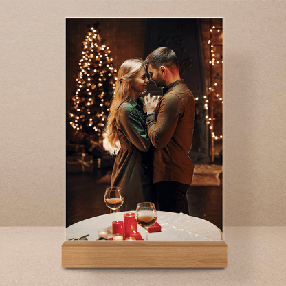 Para w Święta - Druk na szkle, spersonalizowany prezent dla pary - Adamell.pl