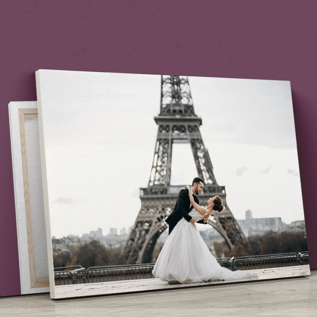 Paryż fotoobraz - druk na płótnie, spersonalizowany prezent - Adamell.pl