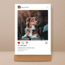 Pies Instagram - Druk na szkle, spersonalizowany prezent - Adamell.pl