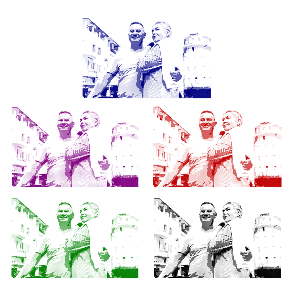 Pixel sketch - druk na płótnie, spersonalizowany prezent dla pary Pixel sketch - druk na płótnie, spersonalizowany prezent dla pary - Adamell.pl