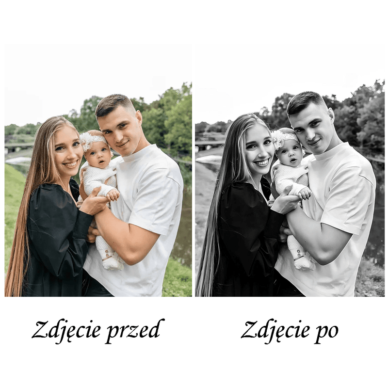 Portret Na Płótnie Styl Sketch - Personalizowany Portret Ze Zdjęcia, Zdjęcie Na Płótnie, Prezent Personalizowany - Adamell.pl