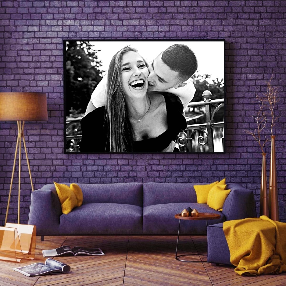 Portret Na Płótnie Styl Sketch - Personalizowany Portret Ze Zdjęcia, Zdjęcie Na Płótnie, Prezent Personalizowany - Adamell.pl - Wyjątkowe Prezenty