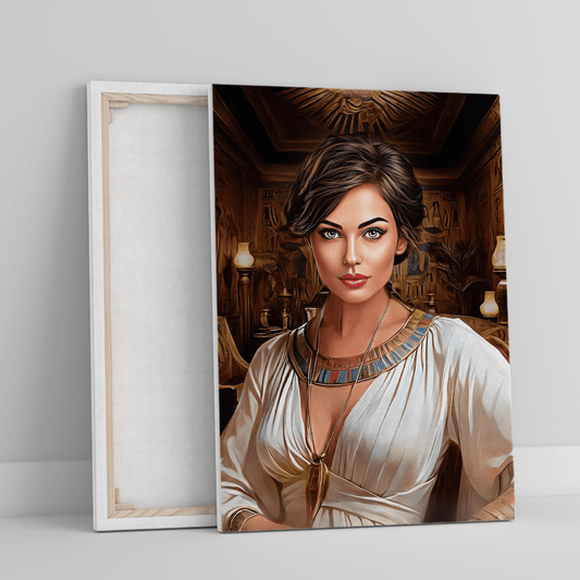 Postać Cleopatry - druk na płótnie, spersonalizowany prezent dla niej - Adamell.pl