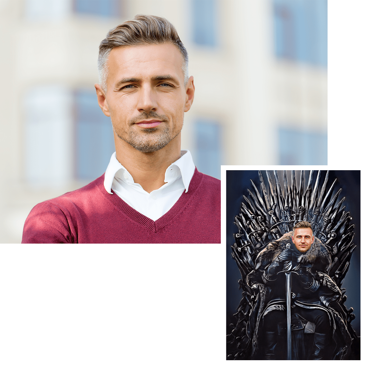 Postać z serialu - druk na płótnie, spersonalizowany prezent dla niego - Adamell.pl