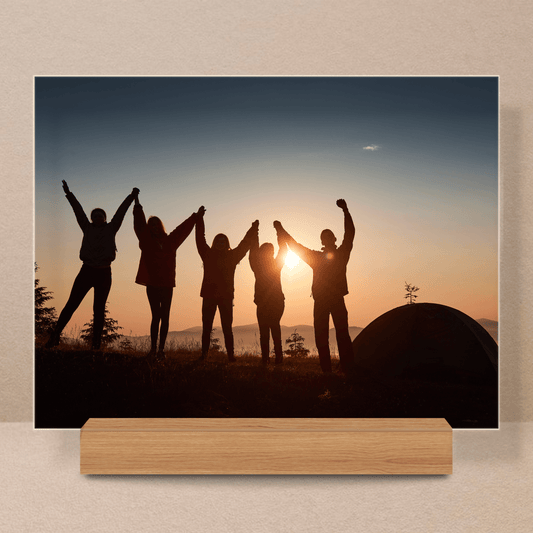 Przyjaciele zdjęcie - Druk na szkle, spersonalizowany prezent - Adamell.pl - Wyjątkowe Prezenty