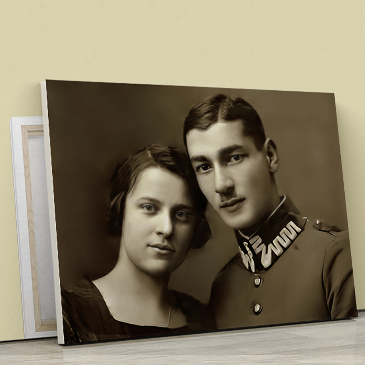 Renowacja starych zdjęć - druk na płótnie, spersonalizowany prezent - Adamell.pl - Wyjątkowe Prezenty