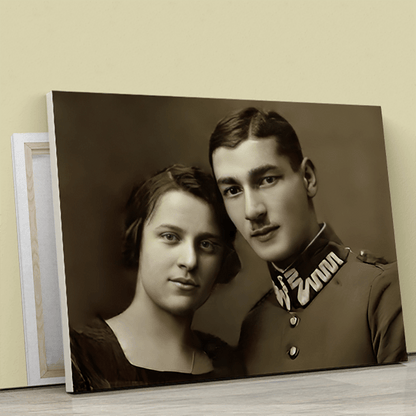 Renowacja starych zdjęć - druk na płótnie, spersonalizowany prezent - Adamell.pl - Wyjątkowe Prezenty