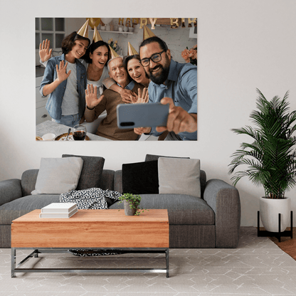 Rodzinne urodziny - druk na płótnie, spersonalizowany prezent na urodziny - Adamell.pl