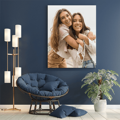 Sisters foto - druk na płótnie, spersonalizowany prezent dla siostry - Adamell.pl