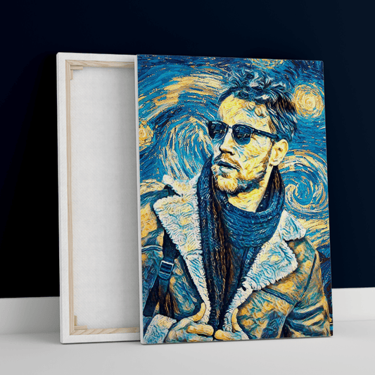 Styl Vincent - druk na płótnie, spersonalizowany prezent dla niego - Adamell.pl