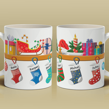 Świąteczny czas - 1x Kubek z nadrukiem, spersonalizowany prezent - Adamell.pl