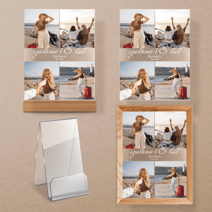 Szalone 18 lat - Druk na szkle, spersonalizowany prezent - Adamell.pl - Wyjątkowe Prezenty