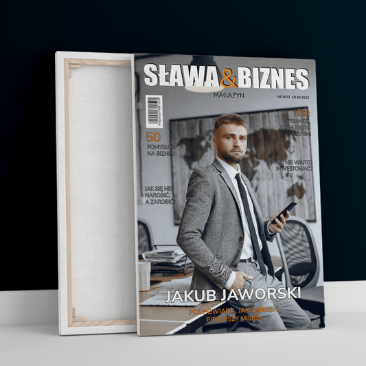 Szef - druk na płótnie, spersonalizowany prezent dla szefa - Adamell.pl