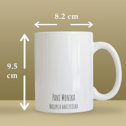 Ulubiony nauczyciel - 1x Kubek z nadrukiem, spersonalizowany prezent dla nauczyciela - Adamell.pl