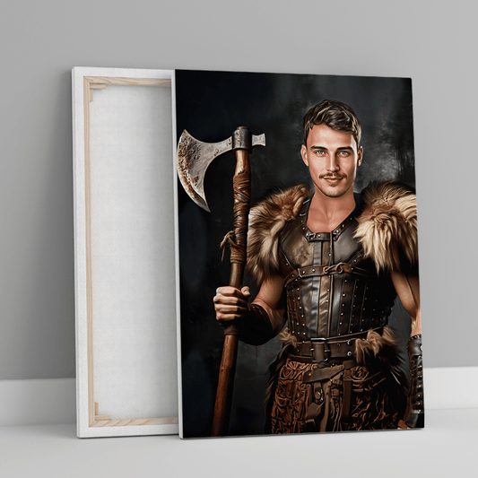 Wiking - druk na płótnie, spersonalizowany prezent dla mężczyzny - Adamell.pl