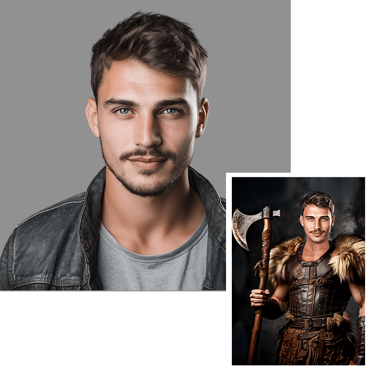 Wiking - druk na płótnie, spersonalizowany prezent dla mężczyzny - Adamell.pl