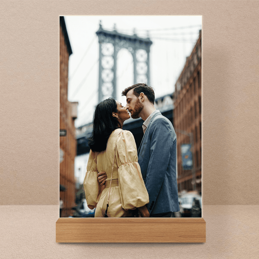 Zdjęcie pary - Druk na szkle, spersonalizowany prezent dla pary - Adamell.pl