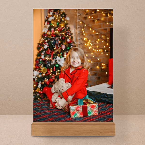 Zdjęcie świąteczne dziecka - Druk na szkle, spersonalizowany prezent dla dziecka - Adamell.pl