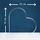 Zdjęcie w kształcie serca - Szklane serce, spersonalizowany prezent dla niej - Adamell.pl