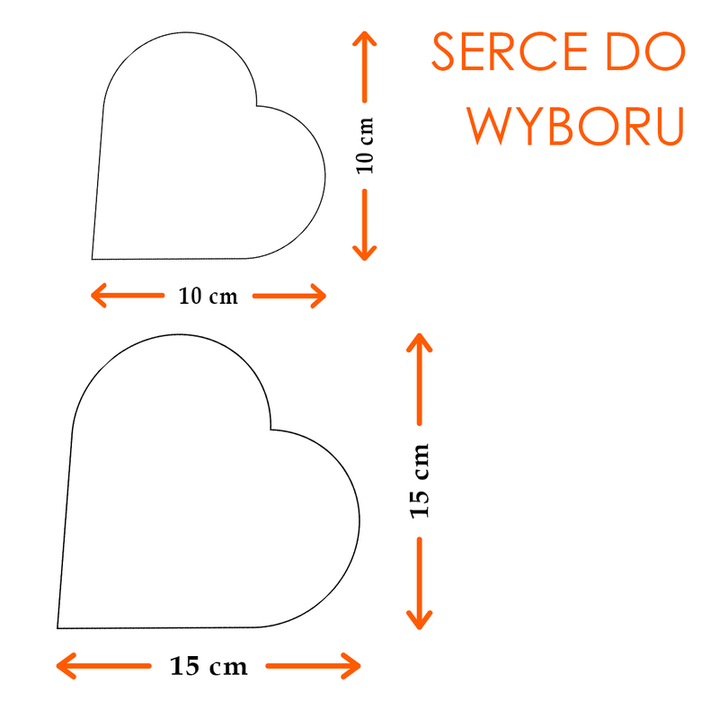 Znak nieskończoności - Szklane serce, spersonalizowany prezent - Adamell.pl
