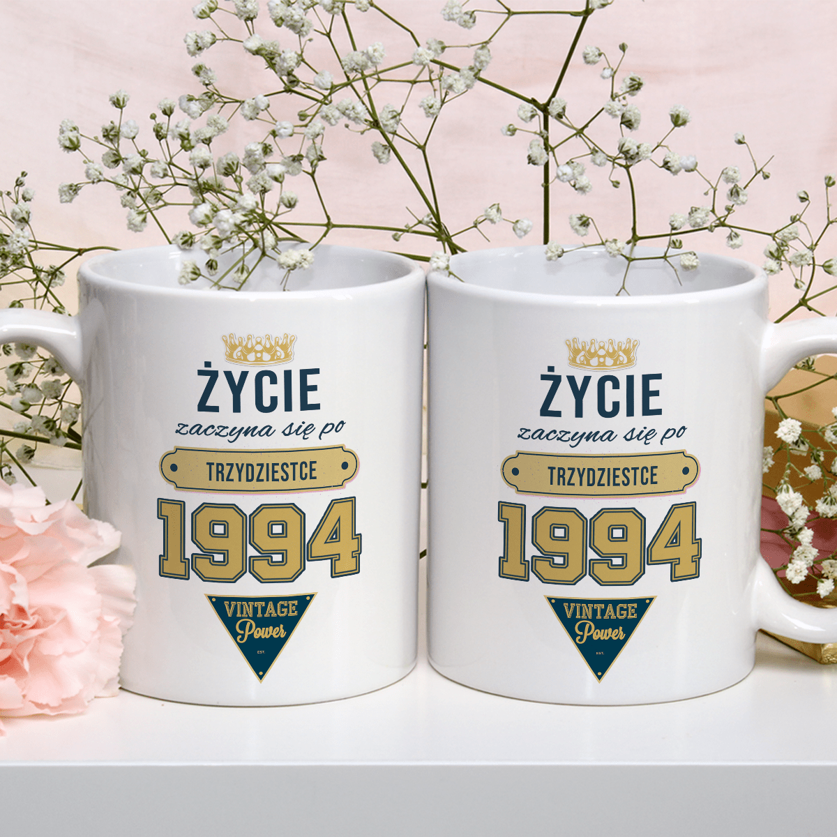 Życie po 30 - 1x Kubek z nadrukiem, spersonalizowany prezent dla niego - Adamell.pl