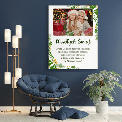 Życzenia dla babci - druk na płótnie, spersonalizowany prezent dla babci - Adamell.pl