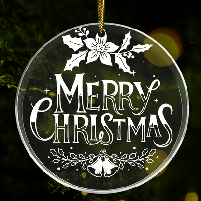 Życzenia Merry Christmas - bombka choinkowa, spersonalizowany prezent dla dziadka - Adamell.pl